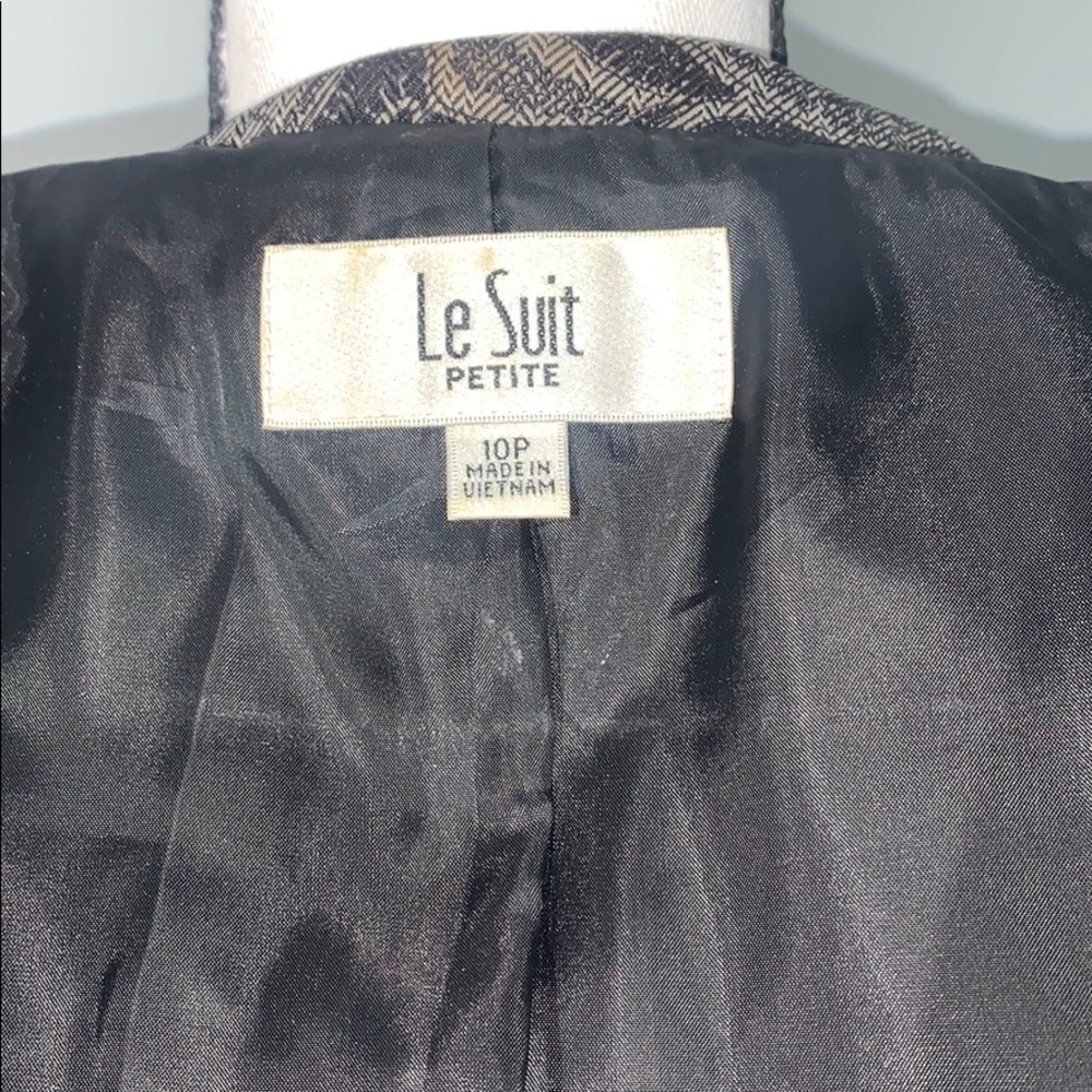 Le Suit Paisley Blazer Suit size 10P - Picture 8 of 11